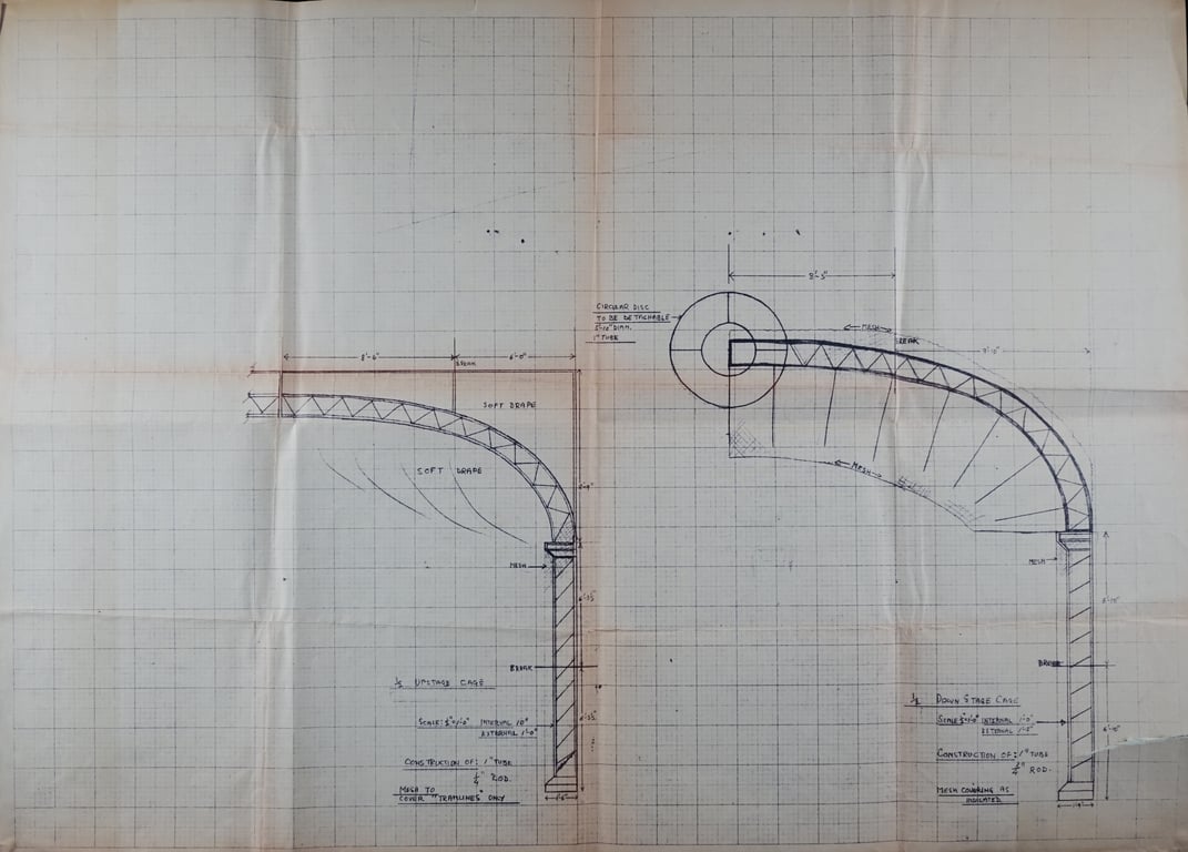 Zeffirelli’s technical design for a detail of the setting.