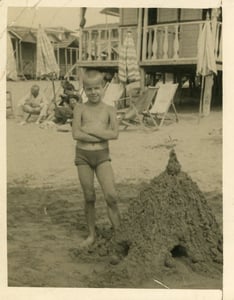 Franco Zeffirelli in Viareggio. summer 1934