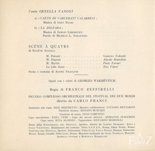 From the playbill.