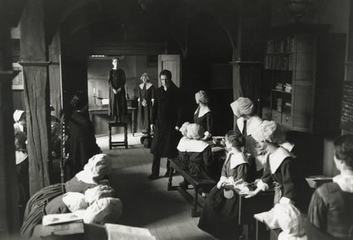 Il collegio di Lowood dove viene allevata la piccola Jane.