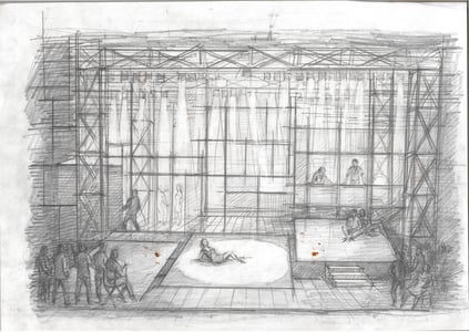 Studio di Zeffirelli per la scena.