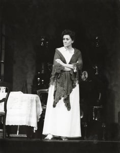 Joan Plowright e Colin Blakely: Filumena e Domenico.