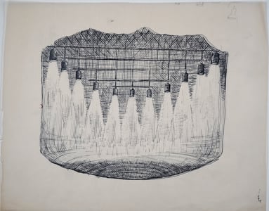 Studi di Zeffirelli per la scena.