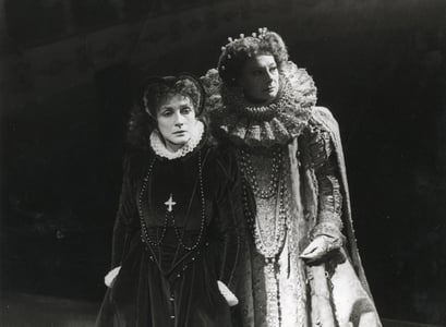 Valentina Cortese and Rossella Falk.
