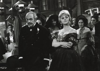 Virgilio Carbonari e Adriana Martino: Alcindoro e Musetta nel Caffè Momus.
