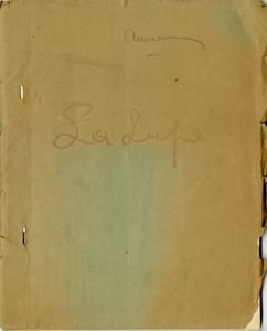 Anna Magnani’s working script.