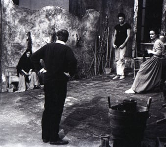 During rehearsals.
