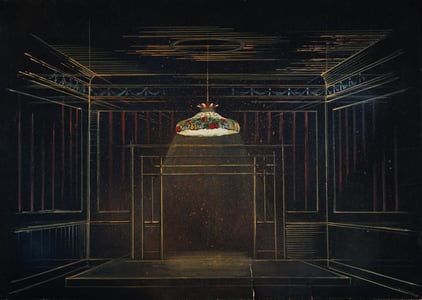 Zeffirelli's study for the setting.