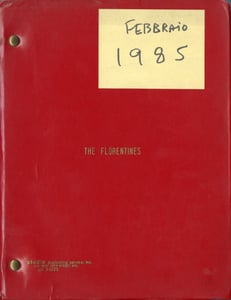 The Florentines - Screenplay by Christopher Hampton, Robert Bolt, Zeffirelli, 1985