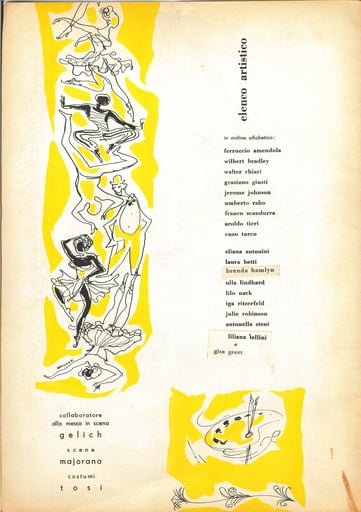 From the playbill.