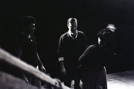 During rehearsals.