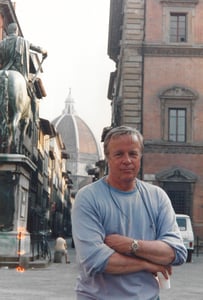 Zeffirelli on the set
