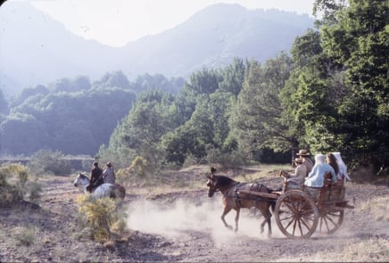In gita verso l'Etna.