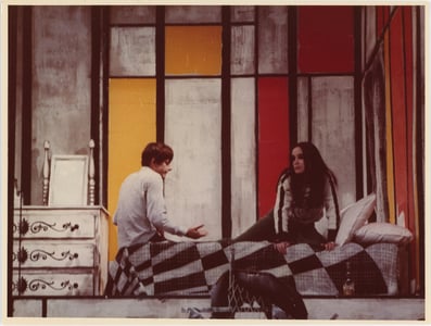 Giancarlo Giannini e Anna Maria Guarnieri: Brindsley e Clea.