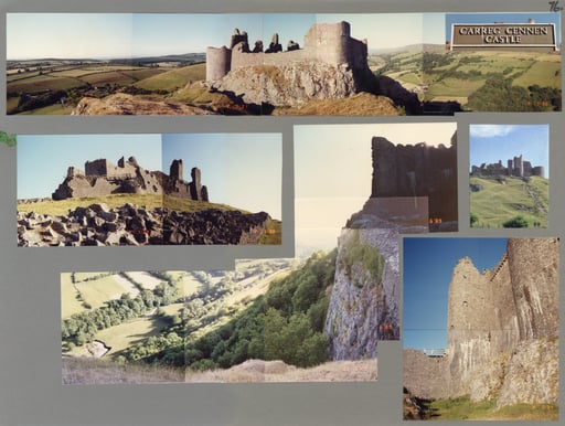 Dunnottar, one of the chosen castles, photographed during the location scouting in Scotland.