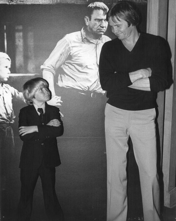 Ricky Schroder e Jon Voight a Los Angeles alla presentazione del film alla stampa.