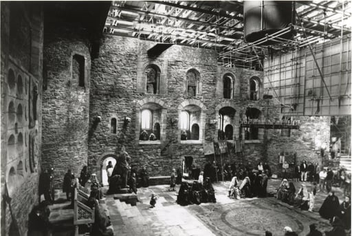 The first day of filming, in Dover.