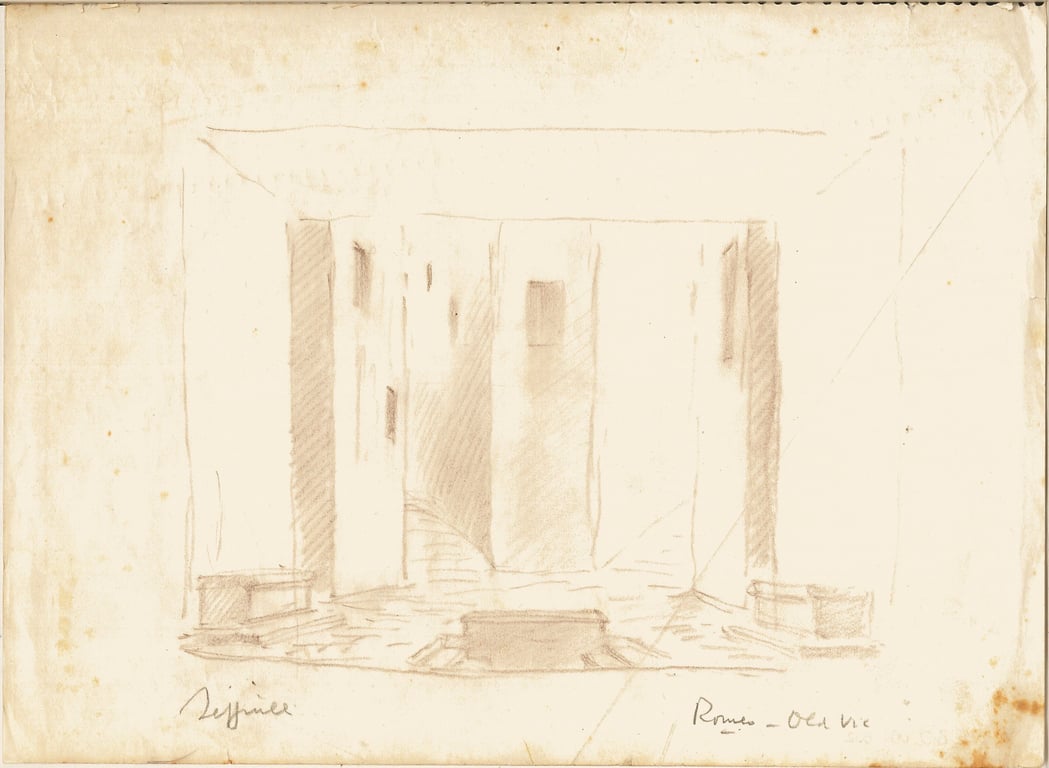 Studio di Zeffirelli per la scena.