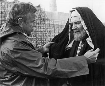 Zeffirelli e Laurence Olivier, nei panni di Nicodemo.
