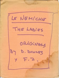 "Le nemiche" – "The Ladies". Il primo soggetto scritto da Zeffirelli insieme a Donald Downes nel 1951.