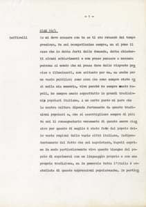 Pages from the transcript of the interview.