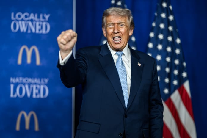 TRUMP AL MCDONALD'S SUMMIT