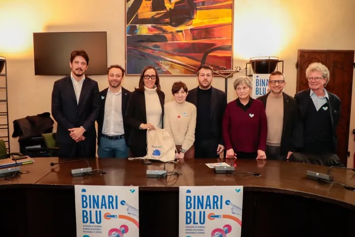 Binari blu