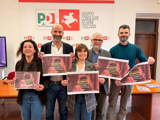 Social freezing, proposta di legge del Gruppo Pd: “In Toscana un contributo per preservare la fertilità”