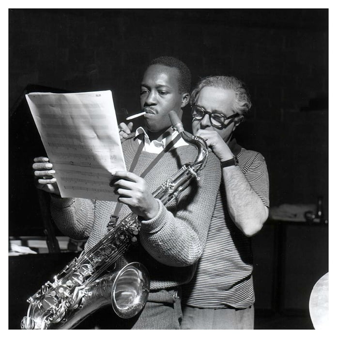 hank-mobley-and-alfred-lion-englewood-cliffs-nj-1960