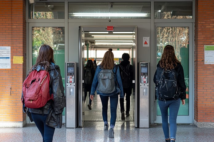 METAL DETECTOR A SCUOLA
