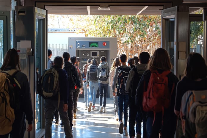 METAL DETECTOR A SCUOLA