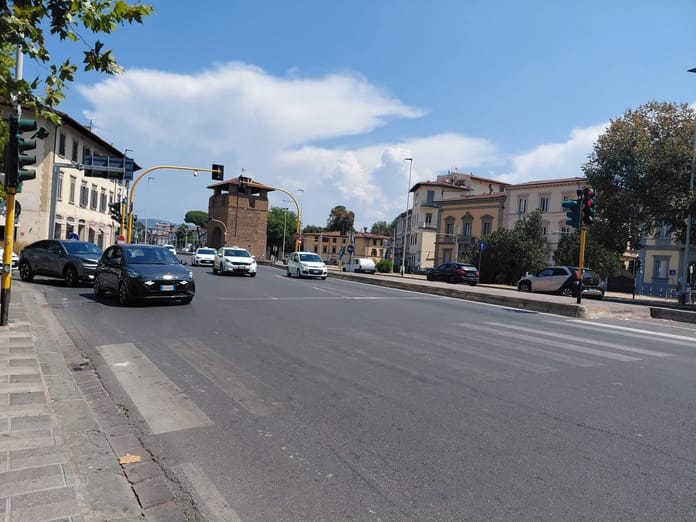 Firenze, porta al prato isola di calore