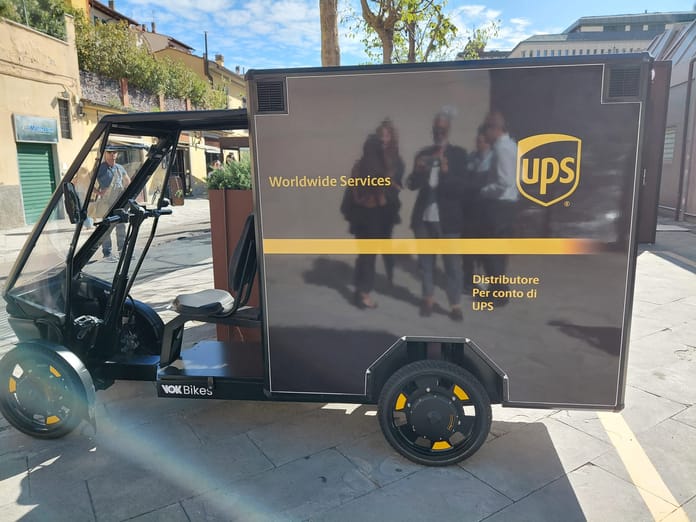Cargo Bike ups Cargo bike UPS