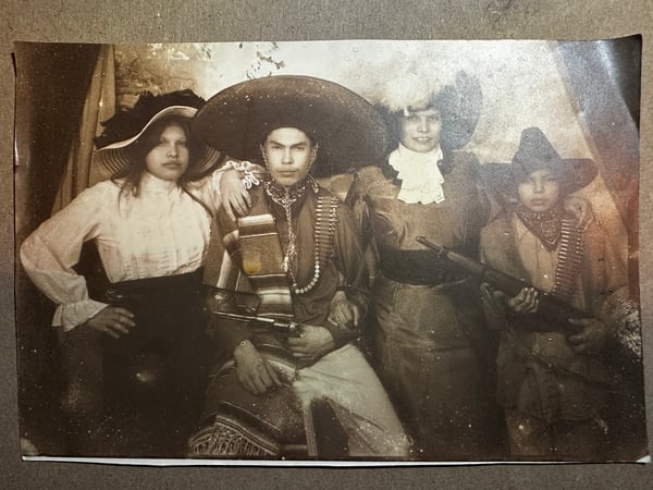 Grandma and the kids!