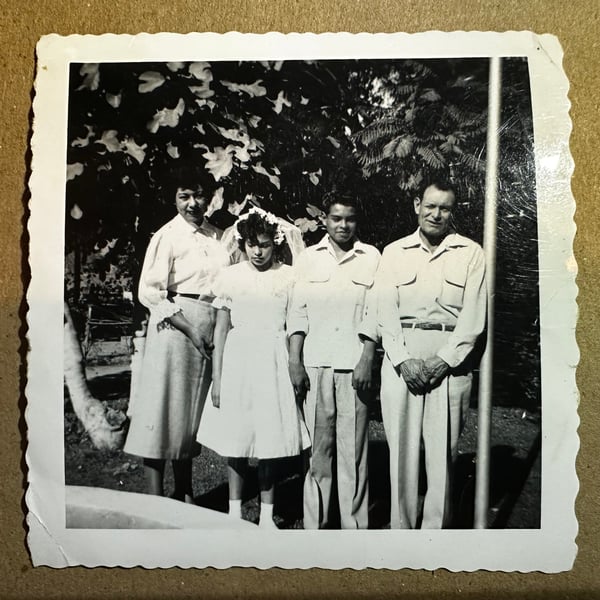 Lillian, Art, Francis, and Mac