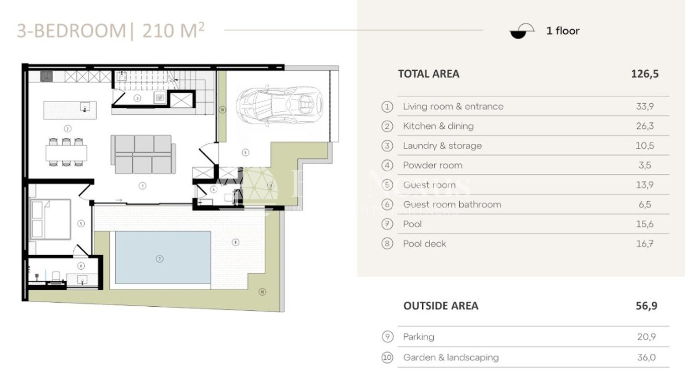 Townhouse 3BR in Sanur photo 8