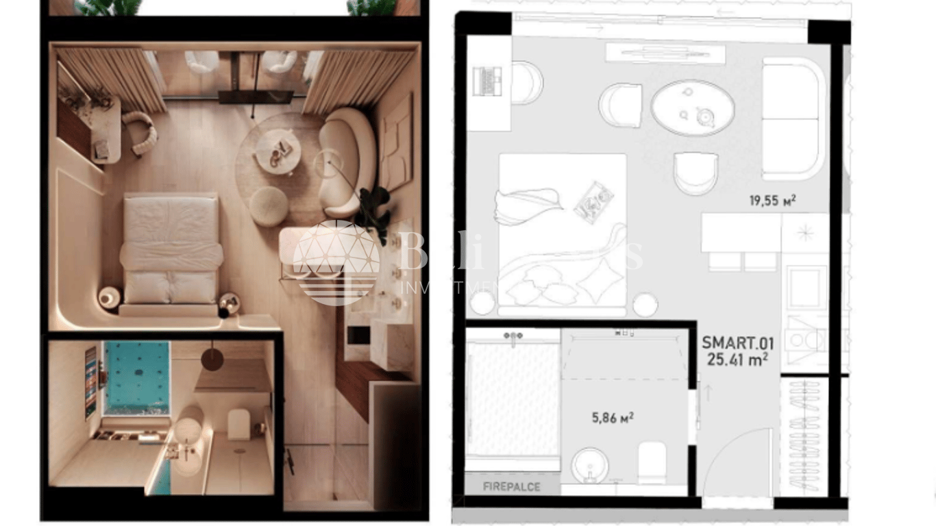 Studio Apartment in Canggu photo 6