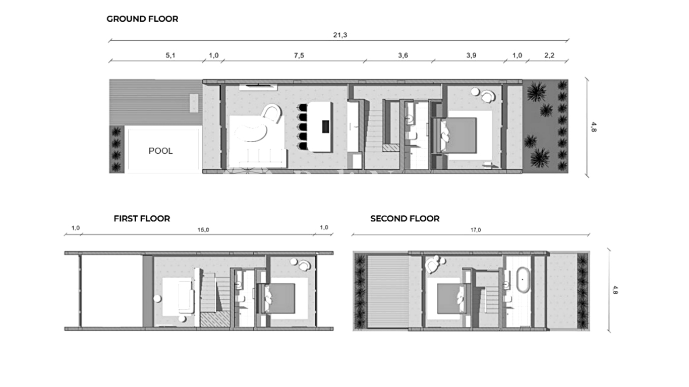Townhouse 3BR in Nuanu photo 8