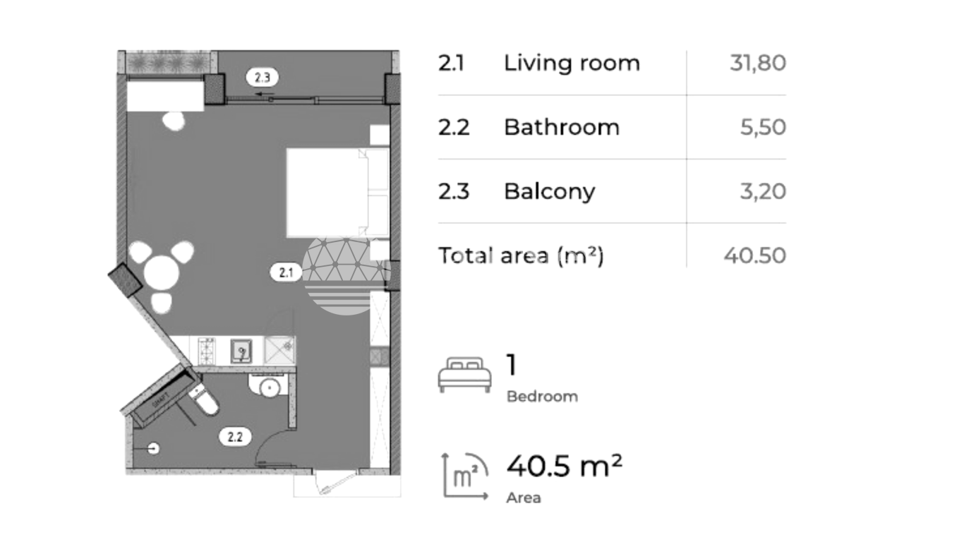 Apartment 1BR in Canggu photo 4