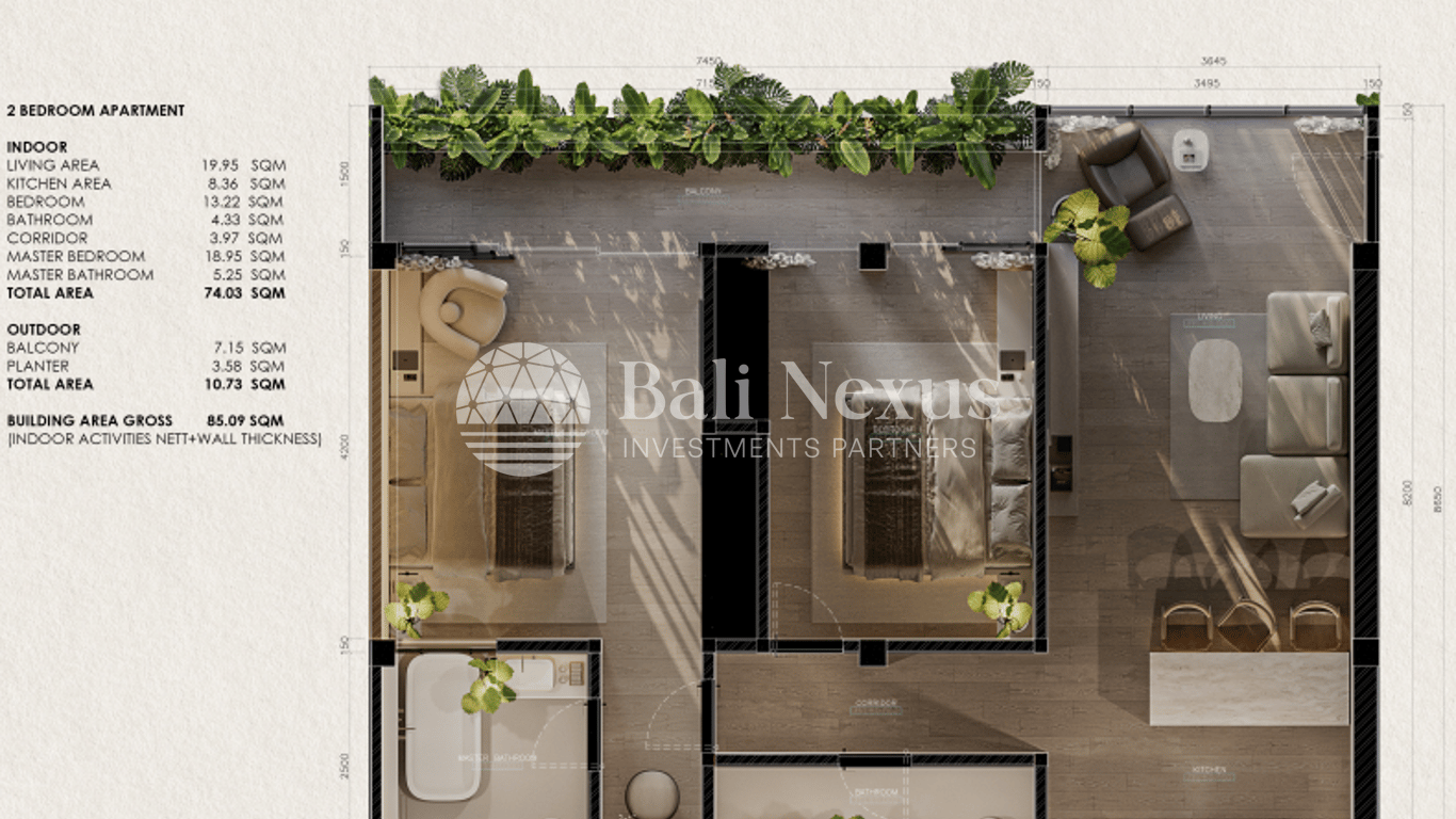 Apartment 2BR in Pecatu photo 10