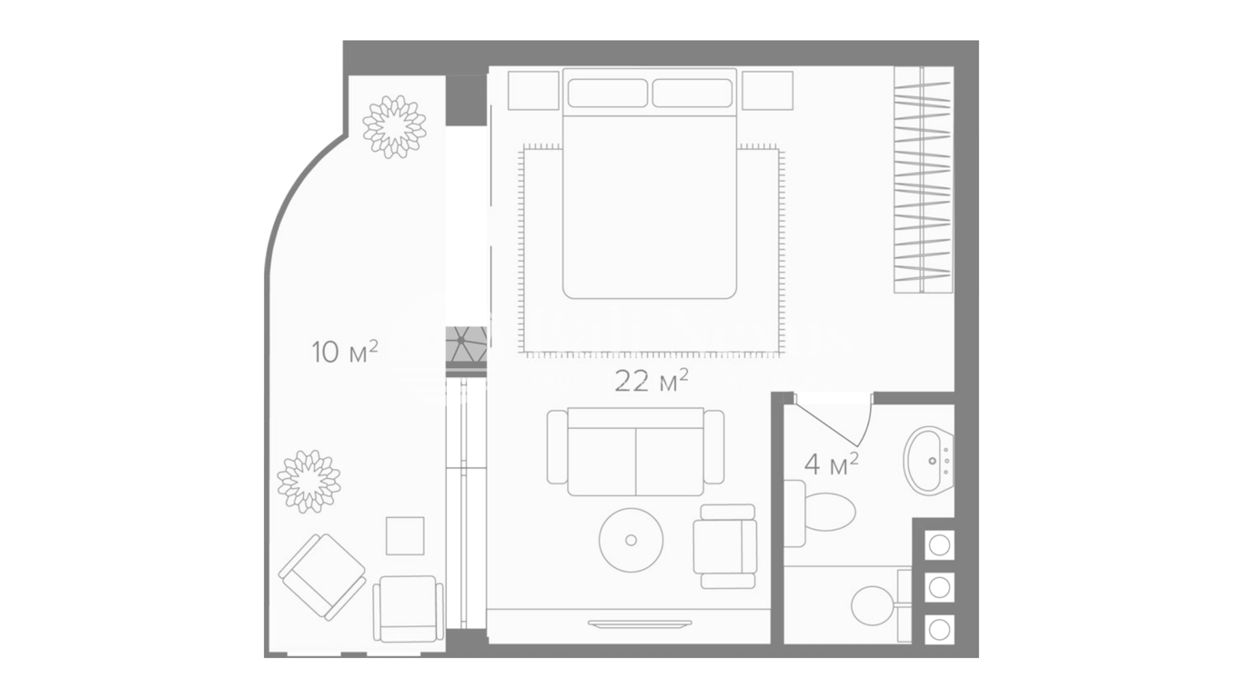 [Sold] Apartment 1BR in Melasti photo 5