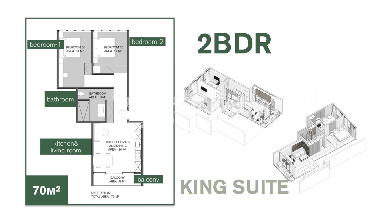 Apartment 2BR in Ubud photo 5