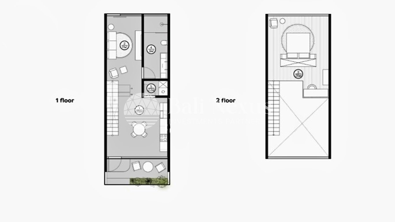 Townhouse 1BR in North Canggu photo 5