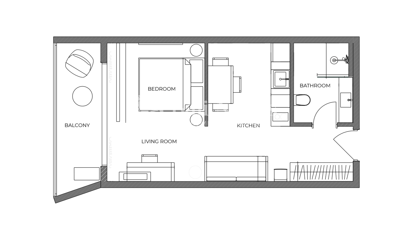 Apartment 1BR in Pandawa photo 6