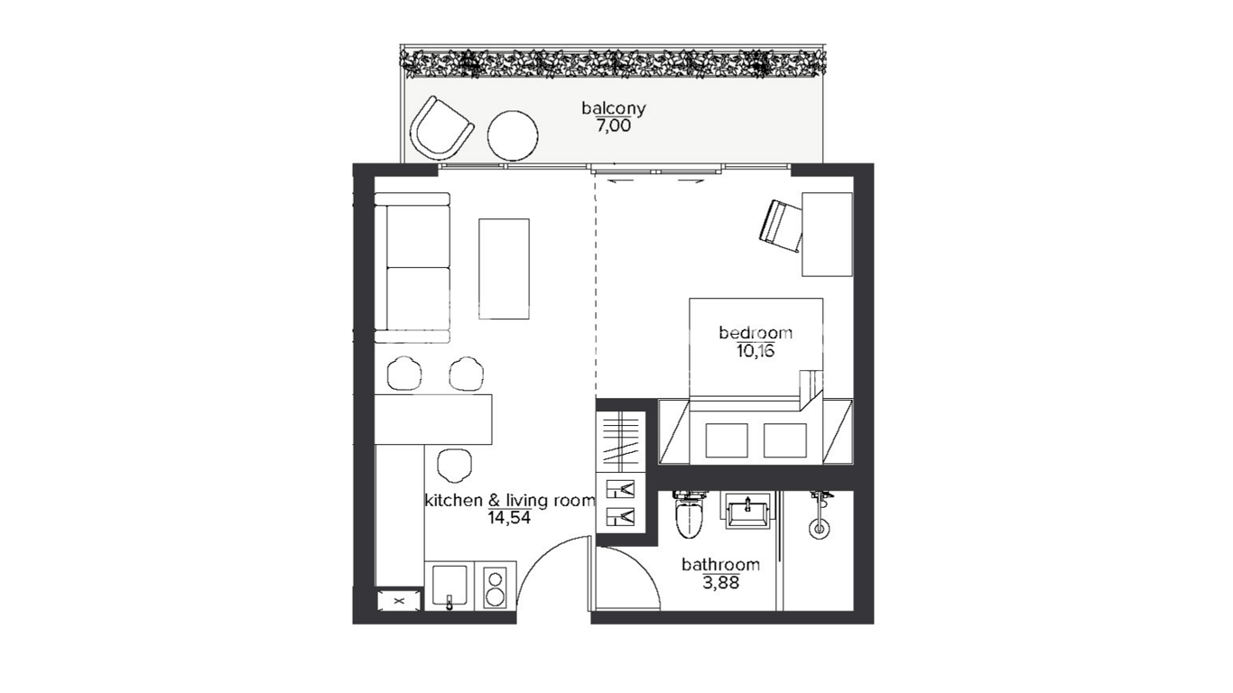 Studio Apartment in Nuanu photo 5