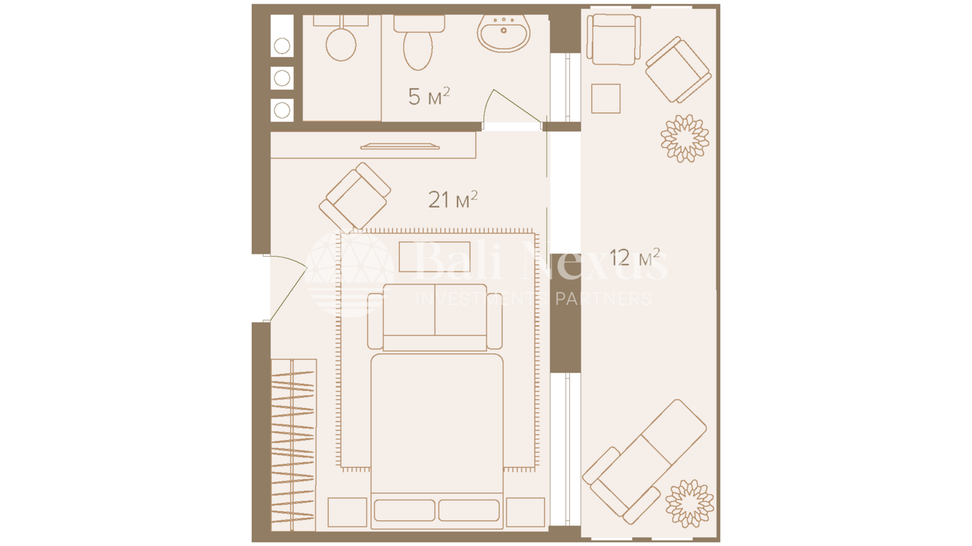 Studio Apartment in Melasti photo 3