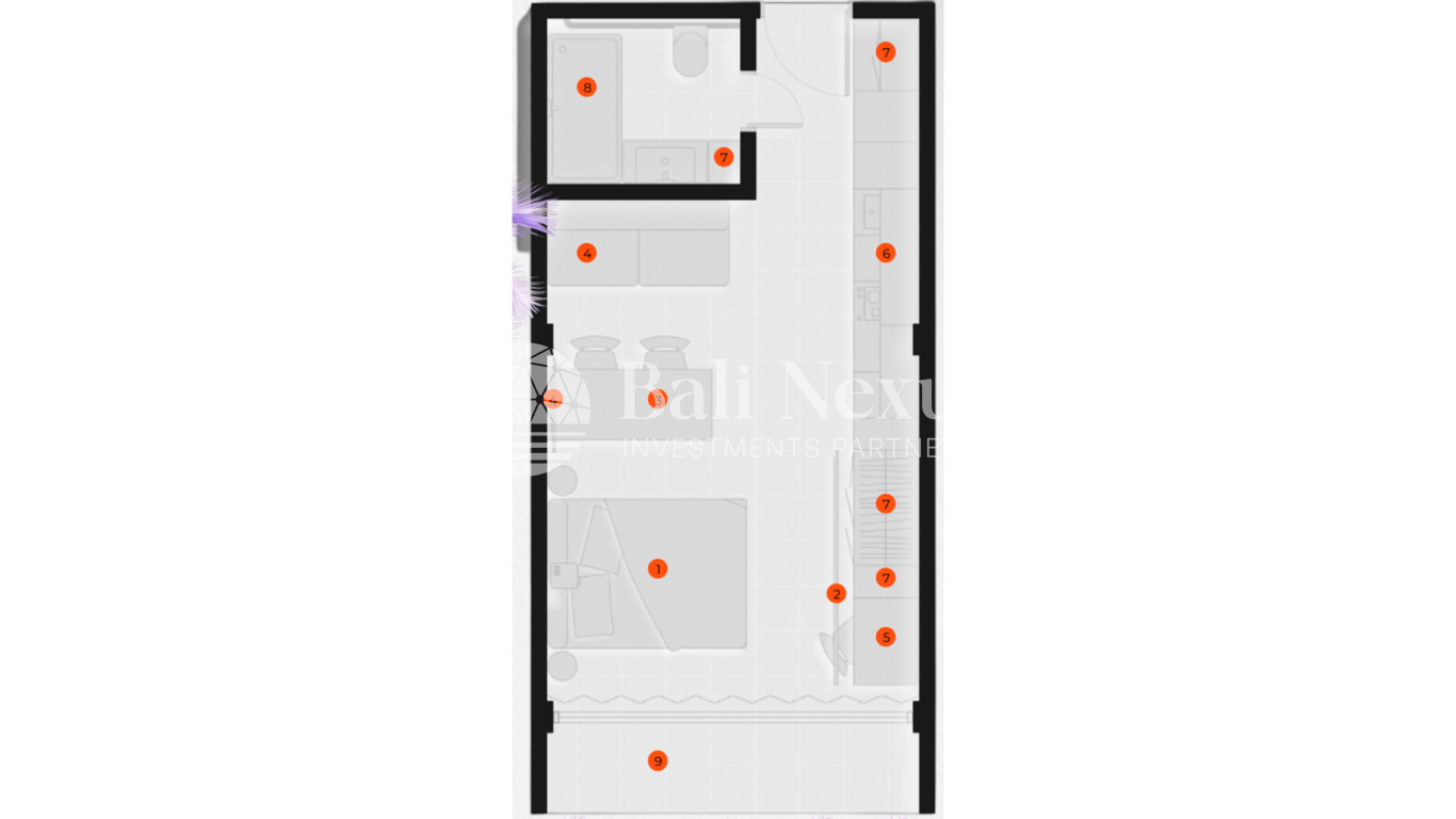Studio Apartment in Melasti photo 5