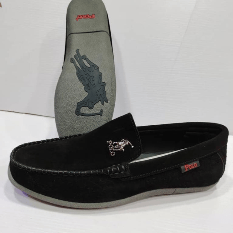 polo loafers black