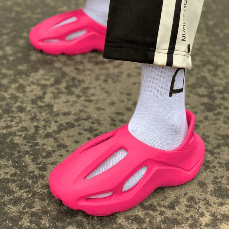 Spolis Women's Sport Sandal Shark Slides Non-Slip Cutout Pink ...