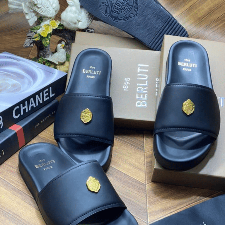 Berluti 1895 Slides for men - Turbocart - Free Same Day Delivery Shopping